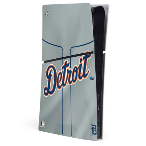 MLB Detroit Tigers Alternate/Away Jersey PS5 Slim Digital Edition Console Skin