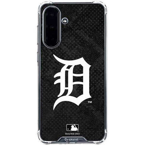 MLB Detroit Tigers Dark Wash Galaxy A36 5G Clear Case
