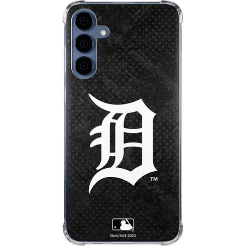 MLB Detroit Tigers Dark Wash Galaxy A55 5G Clear Case