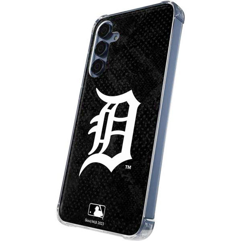MLB Detroit Tigers Dark Wash Galaxy A55 5G Clear Case