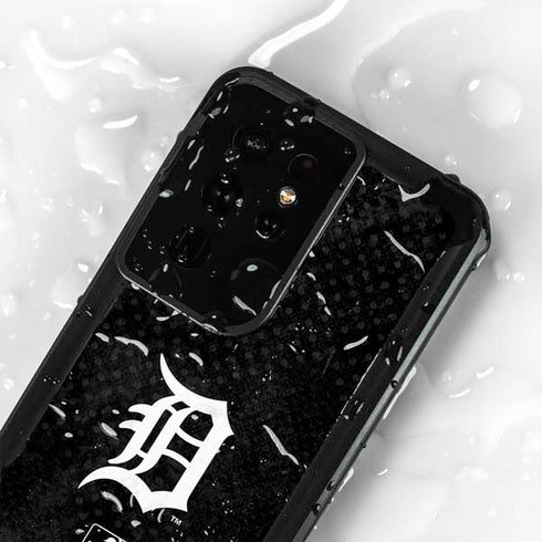 MLB Detroit Tigers Dark Wash Galaxy S24 Ultra Waterproof Case