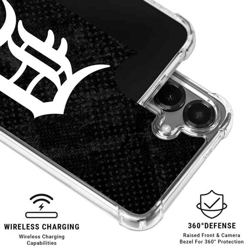 MLB Detroit Tigers Dark Wash Galaxy S26 Clear Case