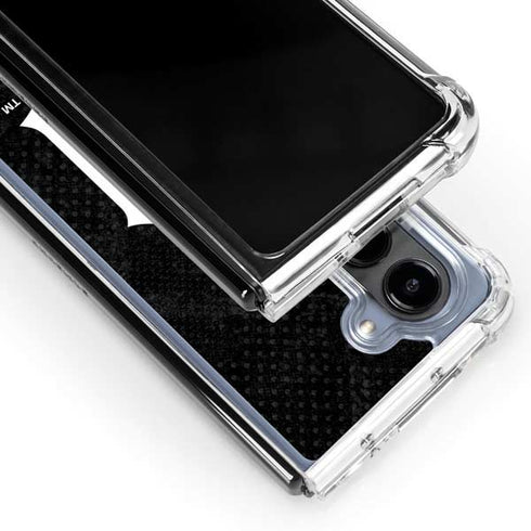 MLB Detroit Tigers Dark Wash Galaxy Z Fold5 5G Clear Case
