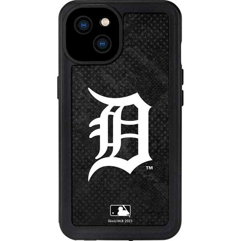 MLB Detroit Tigers Dark Wash iPhone 15 Plus Waterproof Case