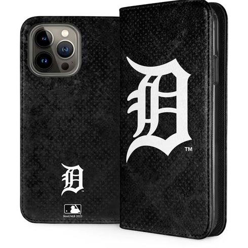 MLB Detroit Tigers Dark Wash iPhone 15 Pro Max Folio Case