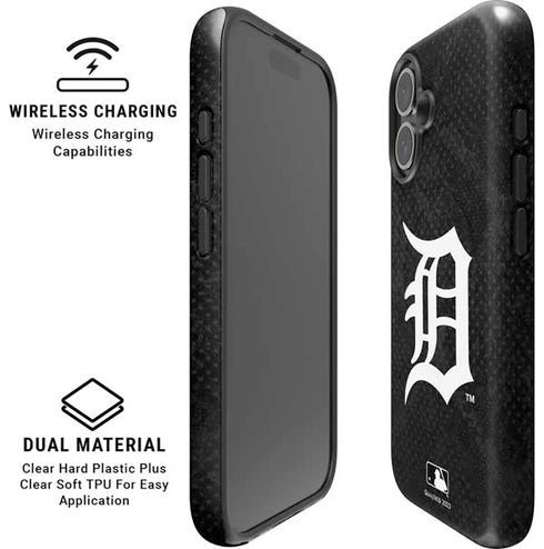 MLB Detroit Tigers Dark Wash iPhone 16 Magsafe Impact Case