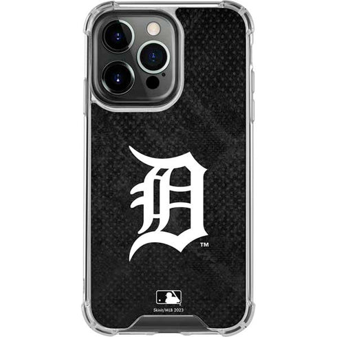 MLB Detroit Tigers Dark Wash iPhone 16 Pro Clear Case