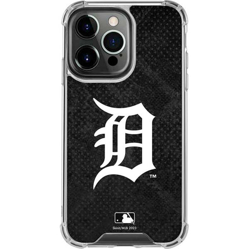 MLB Detroit Tigers Dark Wash iPhone 16 Pro Max Clear Case