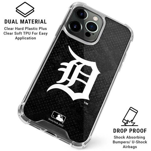 MLB Detroit Tigers Dark Wash iPhone 16 Pro Max Clear Case