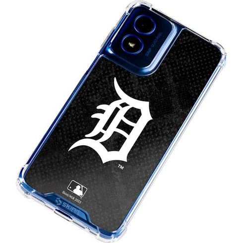 MLB Detroit Tigers Dark Wash Moto G Play 4G (2024) Clear Case