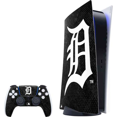 MLB Detroit Tigers Dark Wash PlayStation PS5 Skins