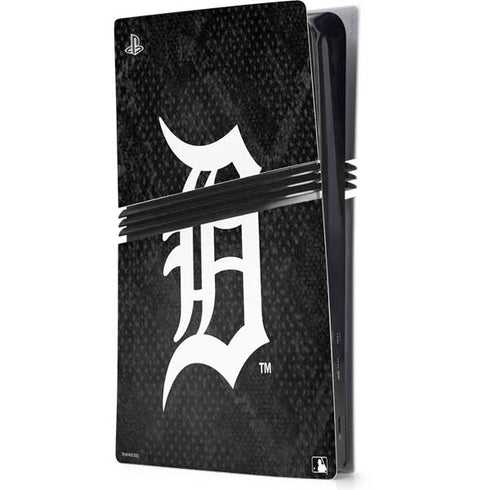 MLB Detroit Tigers Dark Wash PS5 Pro Console Skin