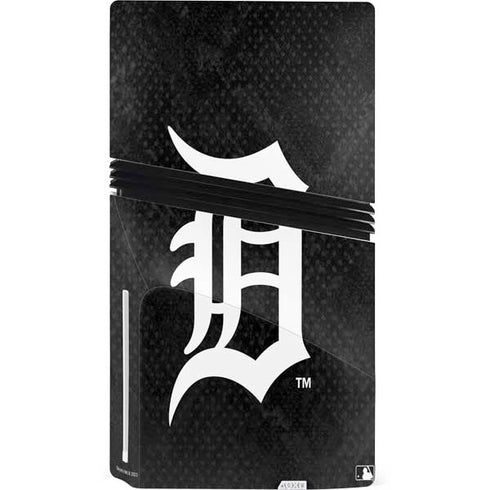 MLB Detroit Tigers Dark Wash PS5 Pro Disk Bundle Skin