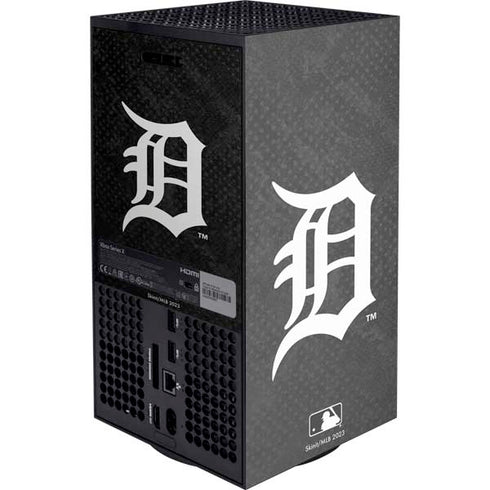 MLB Detroit Tigers Dark Wash XBox Series X Digital Edition Console Skin