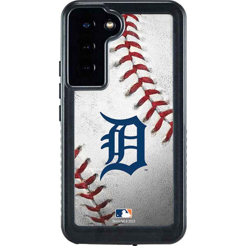 MLB Detroit Tigers Game Ball Galaxy S24 Plus Waterproof Case
