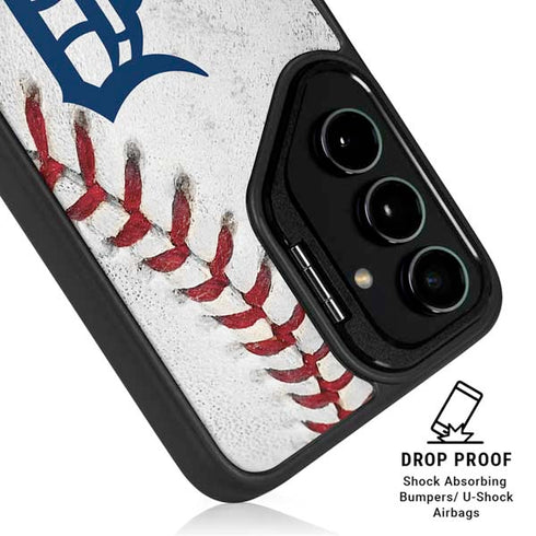 MLB Detroit Tigers Game Ball Galaxy S25 Ultra Kickstand Case