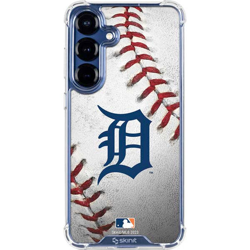 MLB Detroit Tigers Game Ball Galaxy S25 Clear Case