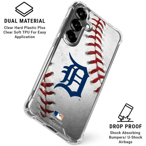 MLB Detroit Tigers Game Ball Galaxy S26 Plus Clear Case