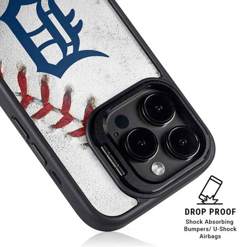 MLB Detroit Tigers Game Ball iPhone 13 Pro Kickstand Case