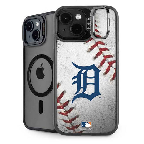 MLB Detroit Tigers Game Ball iPhone 15 Kickstand Case