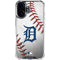 MLB Detroit Tigers Game Ball iPhone 16 Clear Case