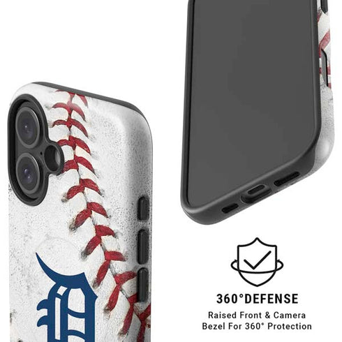 MLB Detroit Tigers Game Ball iPhone 16 Magsafe Impact Case