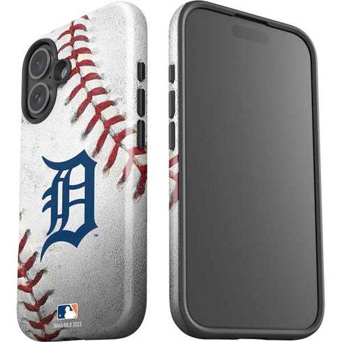 MLB Detroit Tigers Game Ball iPhone 16 Plus Impact Case