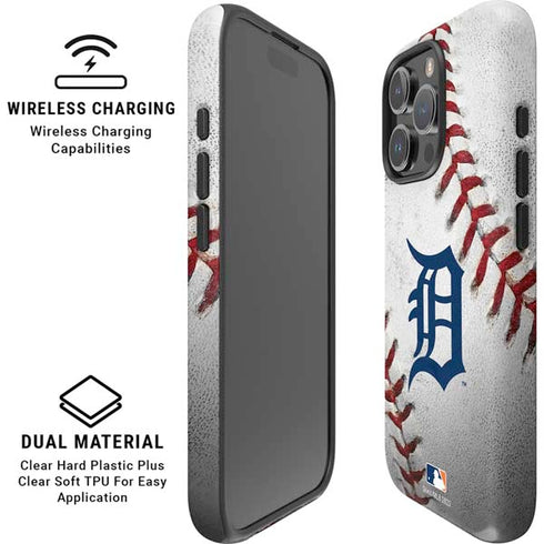 MLB Detroit Tigers Game Ball iPhone 16 Pro Magsafe Impact Case