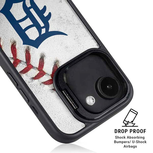 MLB Detroit Tigers Game Ball iPhone 16e Kickstand Case