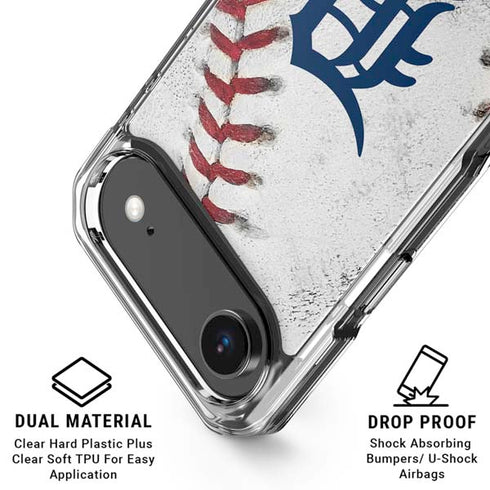 MLB Detroit Tigers Game Ball iPhone 17 Air Clear Case