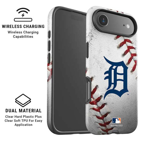 MLB Detroit Tigers Game Ball iPhone 17 Air Magsafe Impact Case