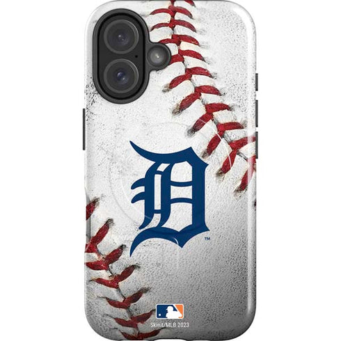 MLB Detroit Tigers Game Ball iPhone 17 Magsafe Impact Case