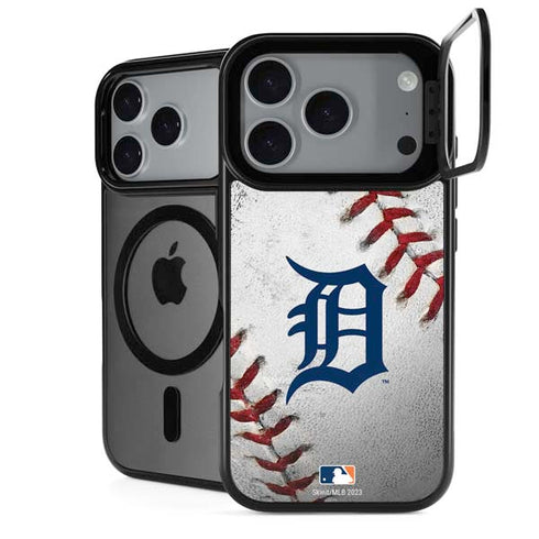 MLB Detroit Tigers Game Ball iPhone 17 Pro Max Kickstand Case