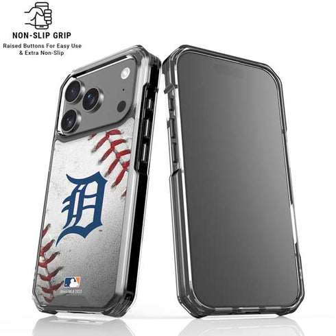 MLB Detroit Tigers Game Ball iPhone 18 Pro Clear Case