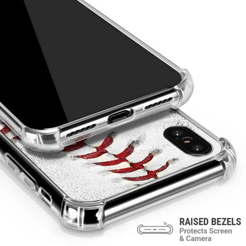 MLB Detroit Tigers Game Ball iPhone X/XS Clear Case