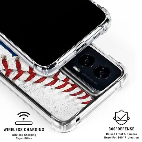 MLB Detroit Tigers Game Ball Moto G Power 5G (2024) Clear Case