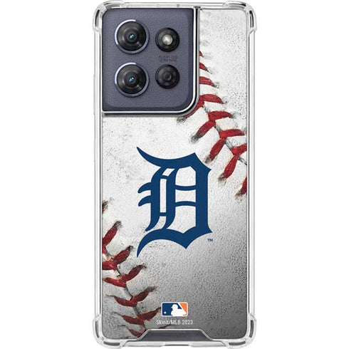 MLB Detroit Tigers Game Ball Moto G Power 5G (2025) Clear Case