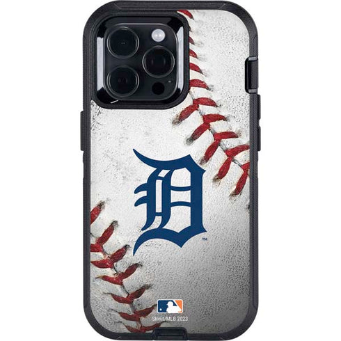 MLB Detroit Tigers Game Ball Otterbox Defender iPhone Skin