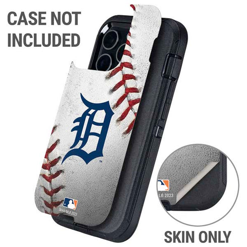 MLB Detroit Tigers Game Ball Otterbox Defender iPhone Skin