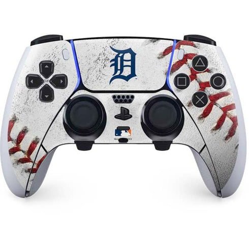 MLB Detroit Tigers Game Ball PS5 DualSense Edge Pro Controller Skin