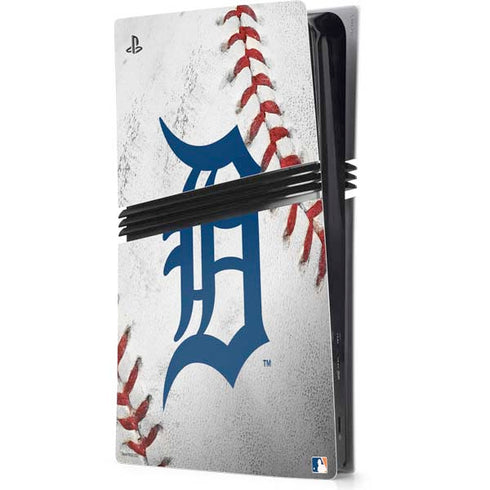 MLB Detroit Tigers Game Ball PS5 Pro Console Skin
