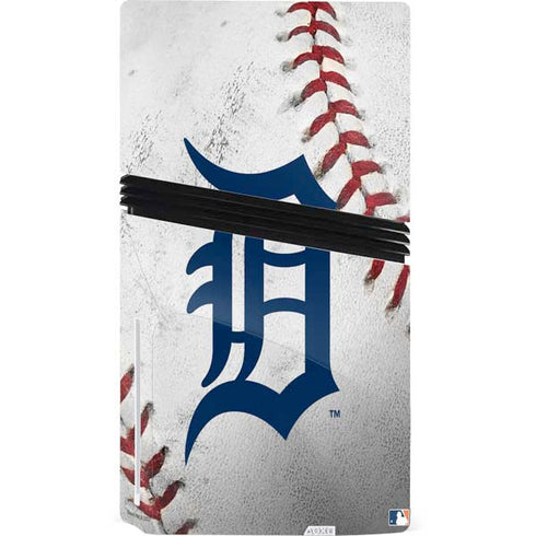 MLB Detroit Tigers Game Ball PS5 Pro Disk Console Skin