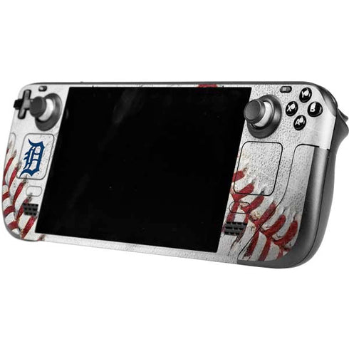 MLB Detroit Tigers Game Ball Steam Deck Handheld Gaming Computer OLED Skin