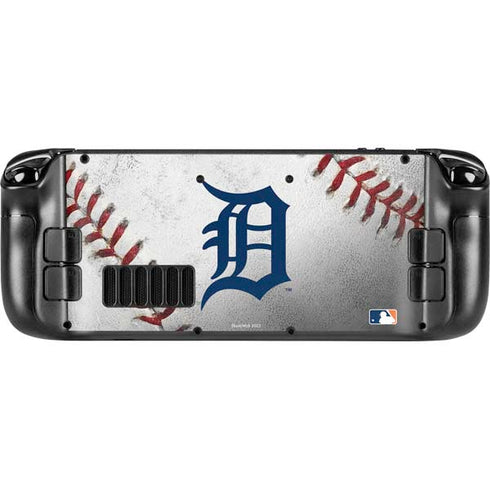 MLB Detroit Tigers Game Ball Steam Deck Handheld Gaming Computer OLED Skin