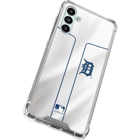 MLB Detroit Tigers Home Jersey Galaxy A13 5G Clear Case