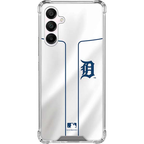 MLB Detroit Tigers Home Jersey Galaxy A16 5G Clear Case