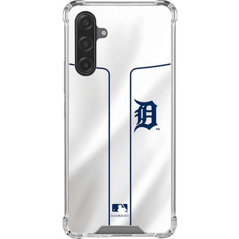 MLB Detroit Tigers Home Jersey Galaxy A17 Clear Case