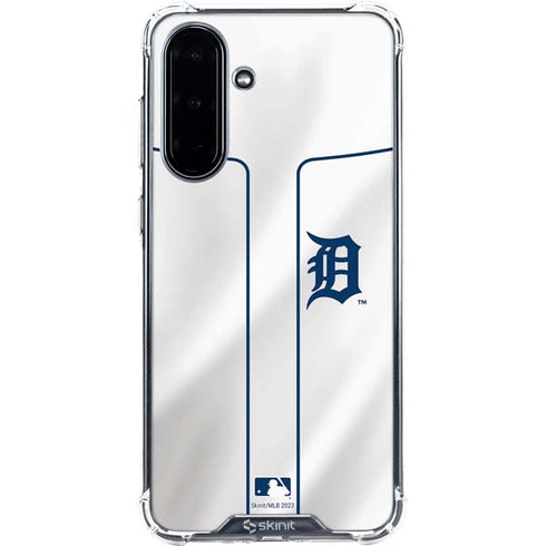 MLB Detroit Tigers Home Jersey Galaxy A36 5G Clear Case
