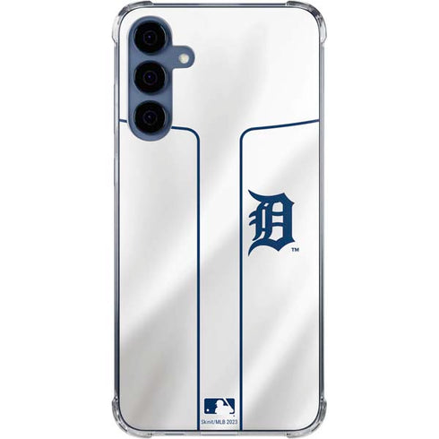 MLB Detroit Tigers Home Jersey Galaxy A55 5G Clear Case