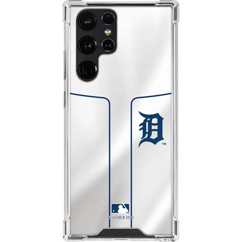 MLB Detroit Tigers Home Jersey Galaxy S23 Ultra Clear Case
